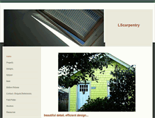 Tablet Screenshot of lscarpentry.com